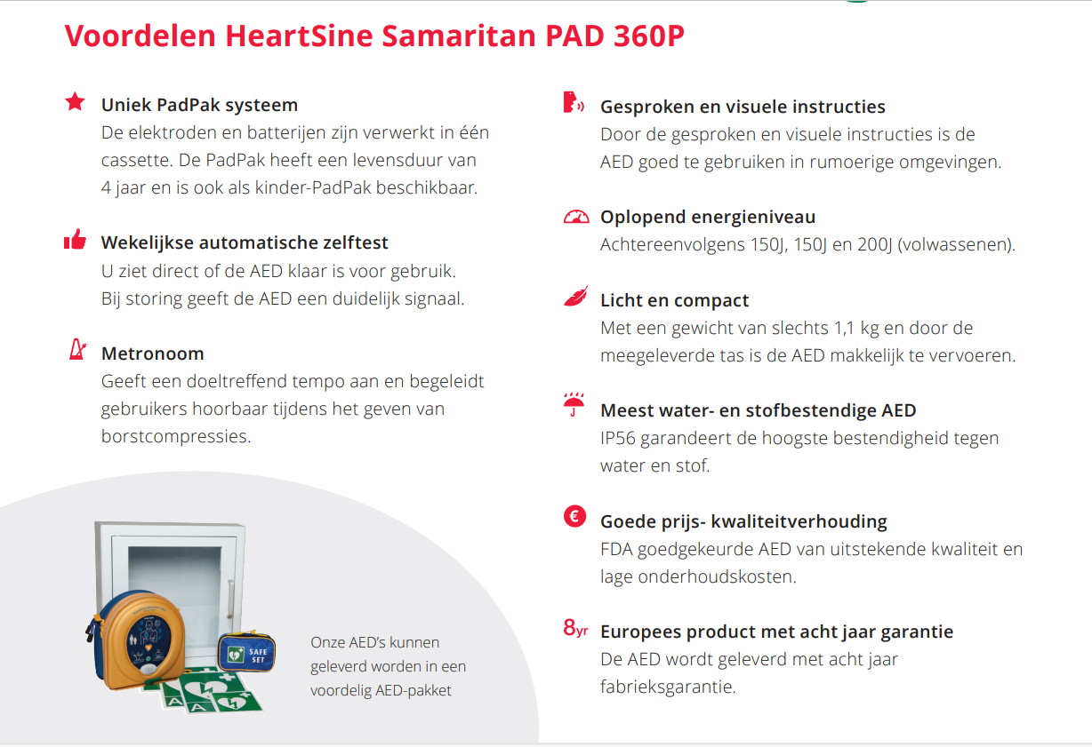 HeartSine Samaritan 360P AED