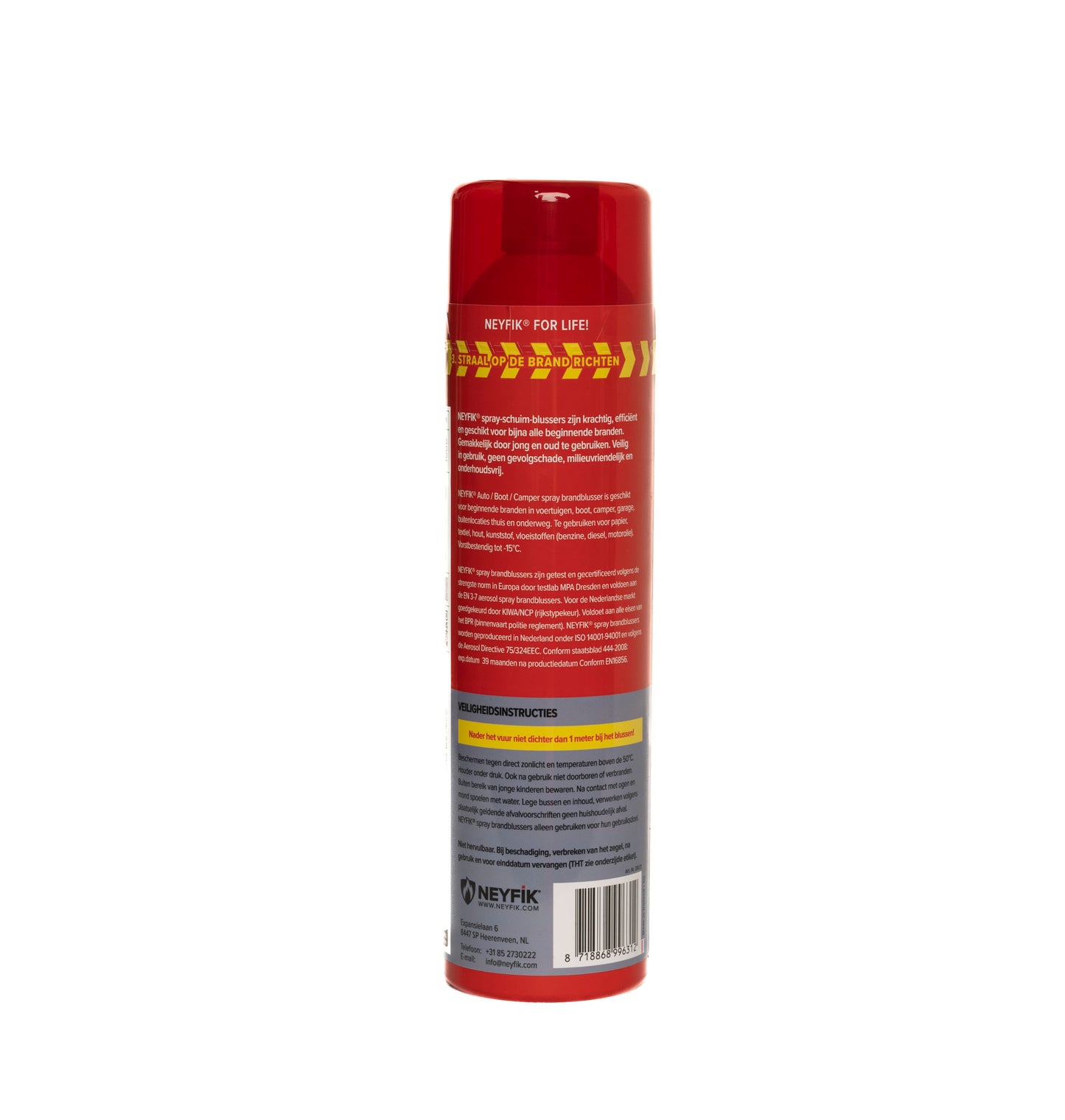 Brandblusser Auto, Boot, Camper 750ml (Incl. Voertuighouder)